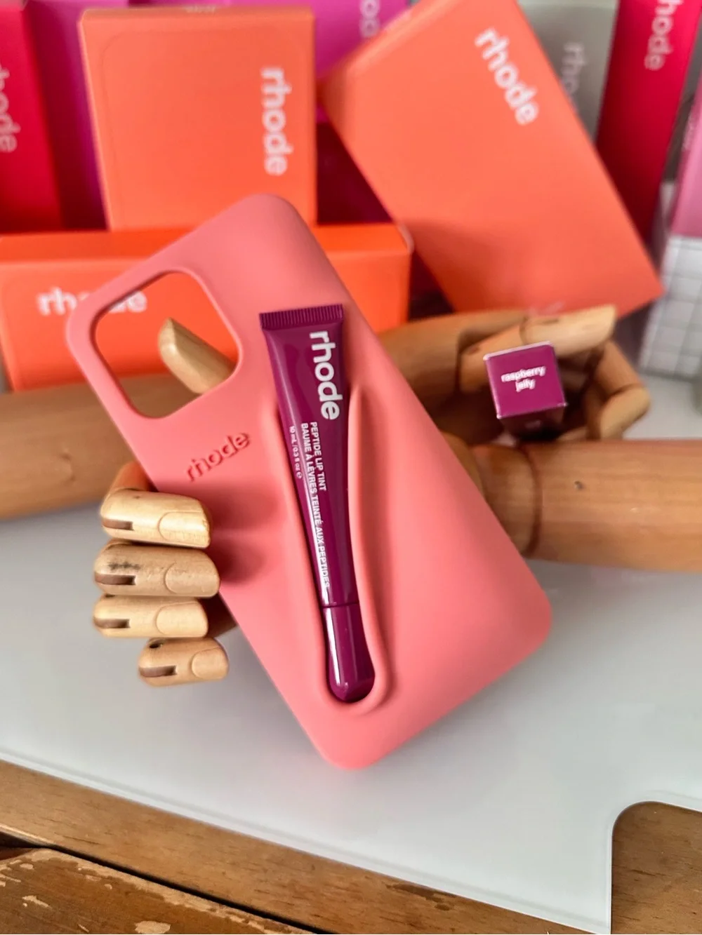 NEW Rhode Orange Silicone Phone Case | Peach Pit NIB iPhone 14/15/16